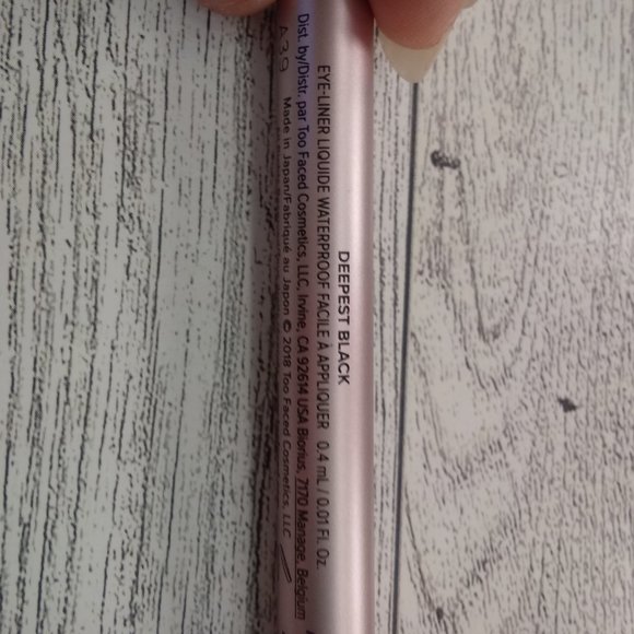 🦋5/$25 TOO FACED Better Than Sex Waterproof Eyeliner Deepest Black .01oz NEW - Picture 5 of 9